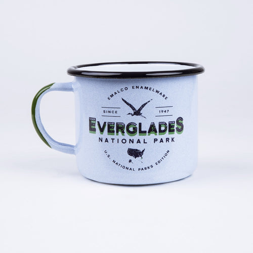 Couverts & Gobelets - Emalco Enamelware | 22oz Everglades Enamel Camping Mug - U.S. National Parks - outpost-shop.com
