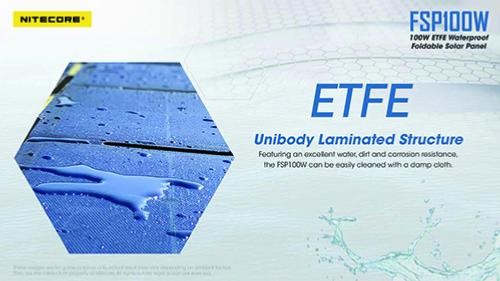 Panneaux solaire - Nitecore | Panneau solaire pliant waterproof 100W - FSP100W - outpost-shop.com