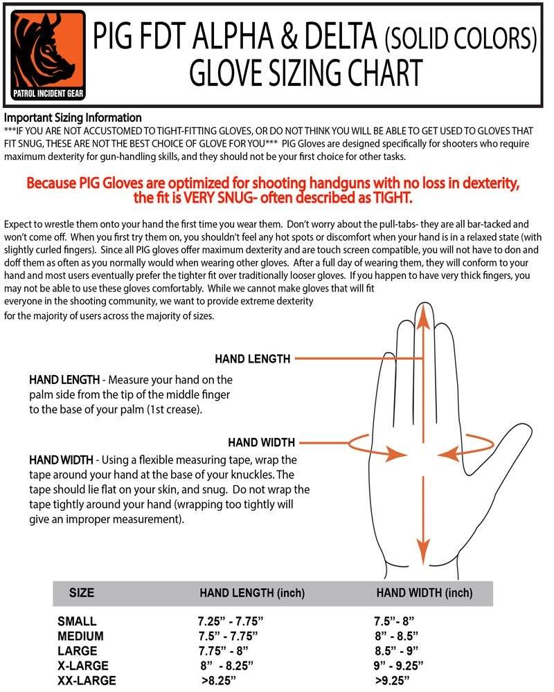 Gants - Triple Aught Design | PIG FDT Delta+ Glove TAD Edition - outpost-shop.com