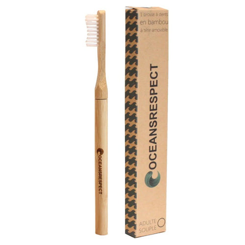 Vanlife - Ocean Respect | Brosse à dents à tête interchangeable en bambou - outpost-shop.com