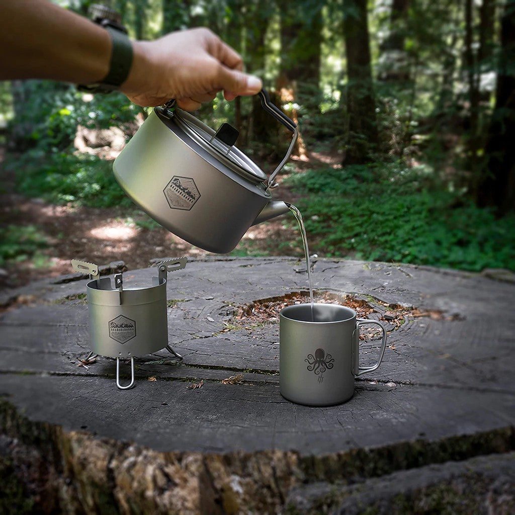 Réchauds à bois & Barbecues - Prometheus Design Werx | Ti-Line Kettle 1000ML - outpost-shop.com