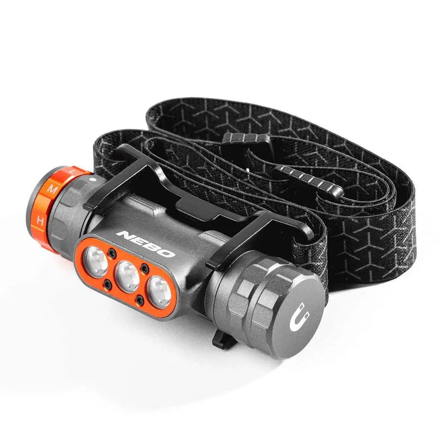Nebo Transcend 1500 - lampe frontale rechargeable 1500 lm