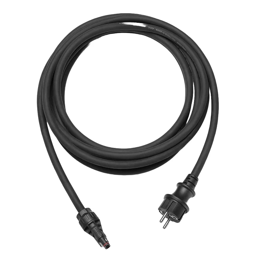 Câble secteur EcoFlow pour micro-onduleur, 5 m