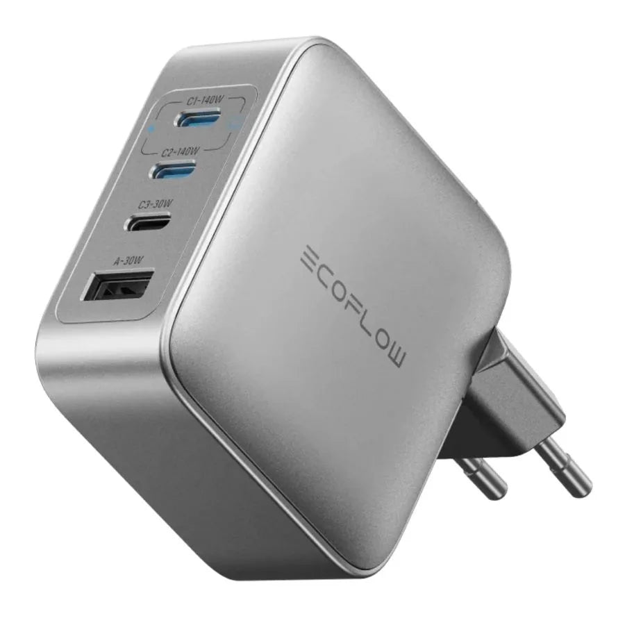 Chargeur secteur EcoFlow Rapid 140 W GaN
