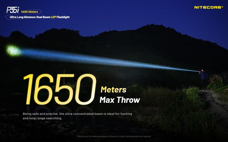 Lampes Tactiques - Nitecore | P35i LEP – 3000 Lumens - outpost-shop.com