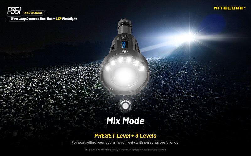 Lampes Tactiques - Nitecore | P35i LEP – 3000 Lumens - outpost-shop.com