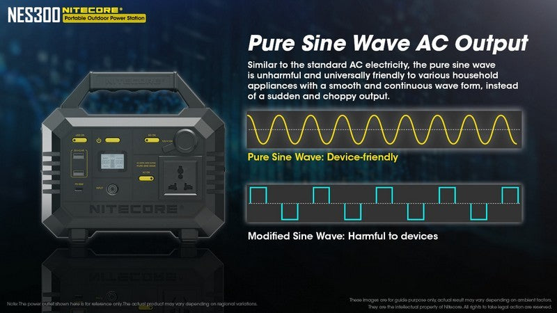 Piles, batteries et chargeurs - Nitecore | Power station NES300 - 200W/400W - outpost-shop.com
