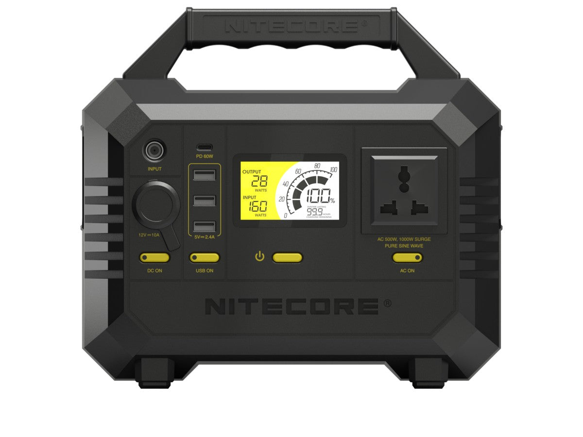 Piles, batteries et chargeurs - Nitecore | Power station NES500 - 500W/1000W - outpost-shop.com