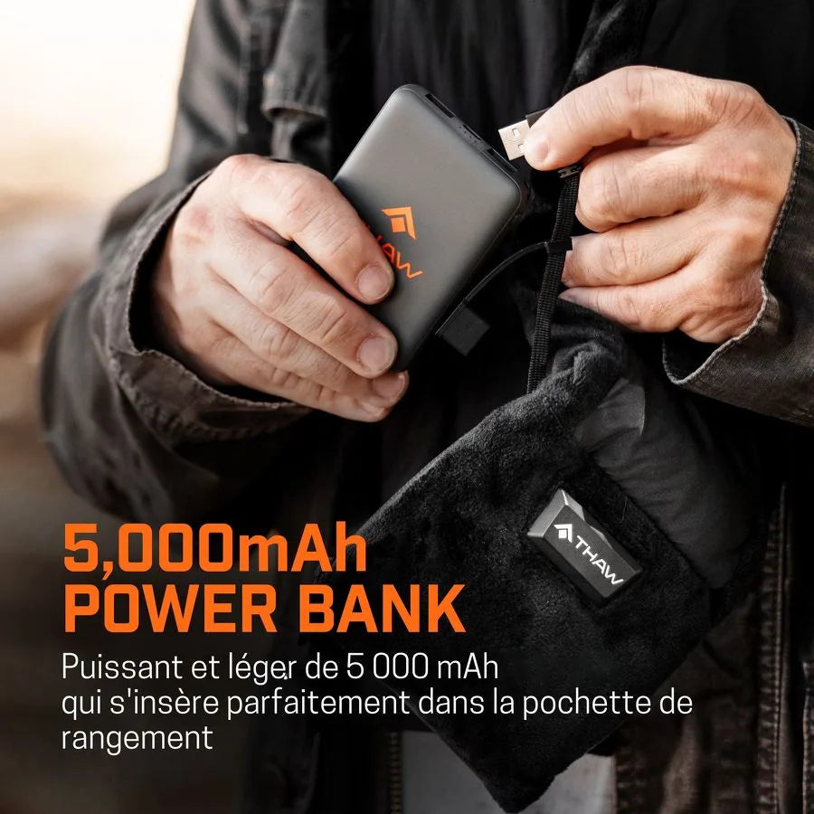 Thaw écharpe chauffante 2.0 rechargeable