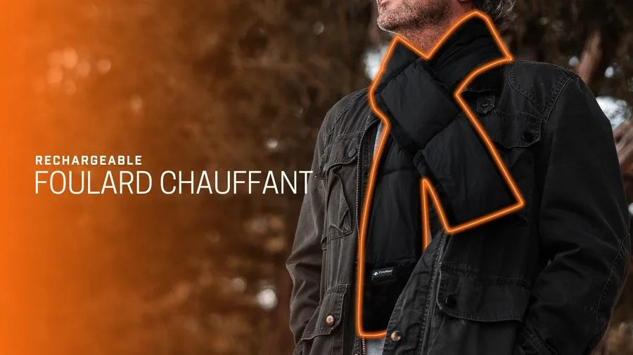 Thaw écharpe chauffante 2.0 rechargeable