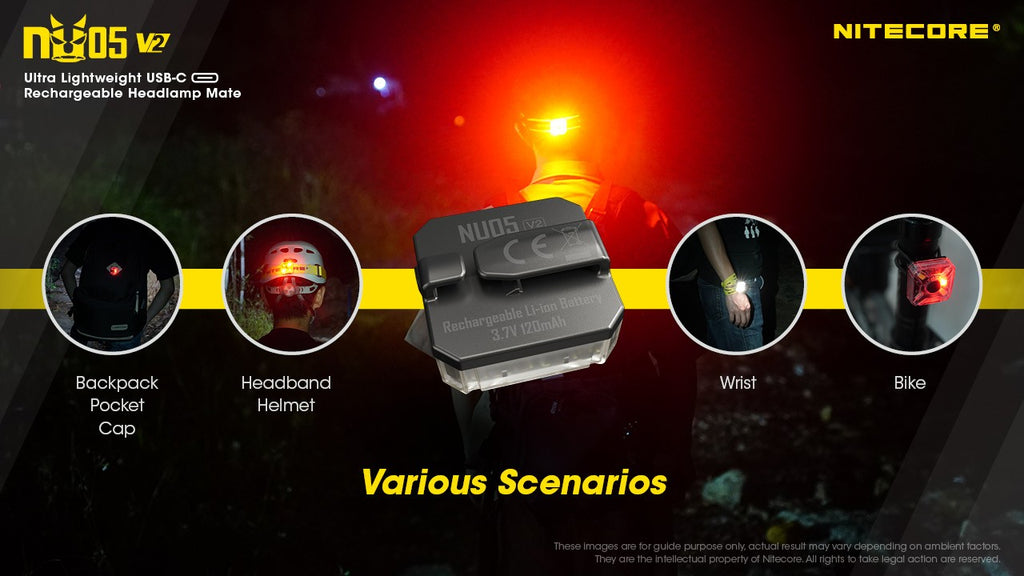 Lampes Frontales - Nitecore | NU05V2 - outpost-shop.com