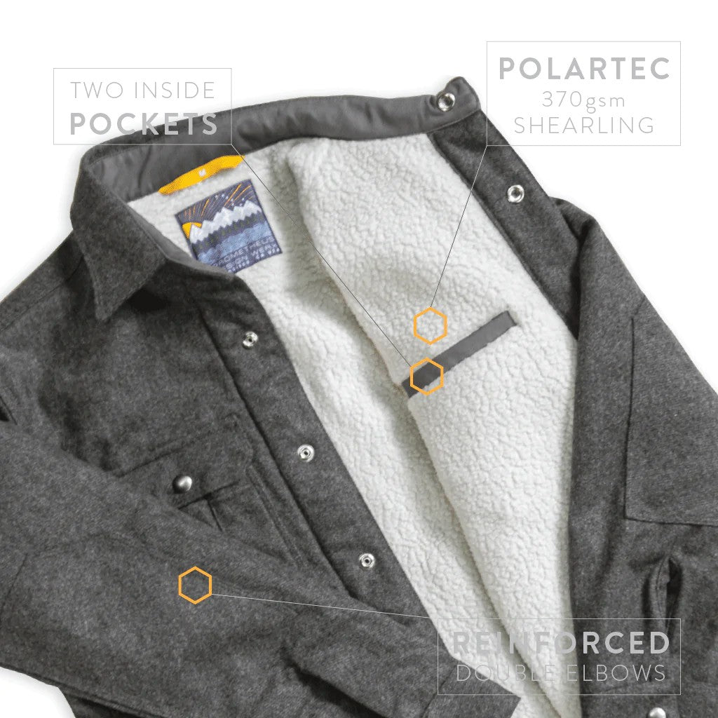 Vestes en polaire - Prometheus Design Werx | Shearling Mountain Jacket - outpost-shop.com