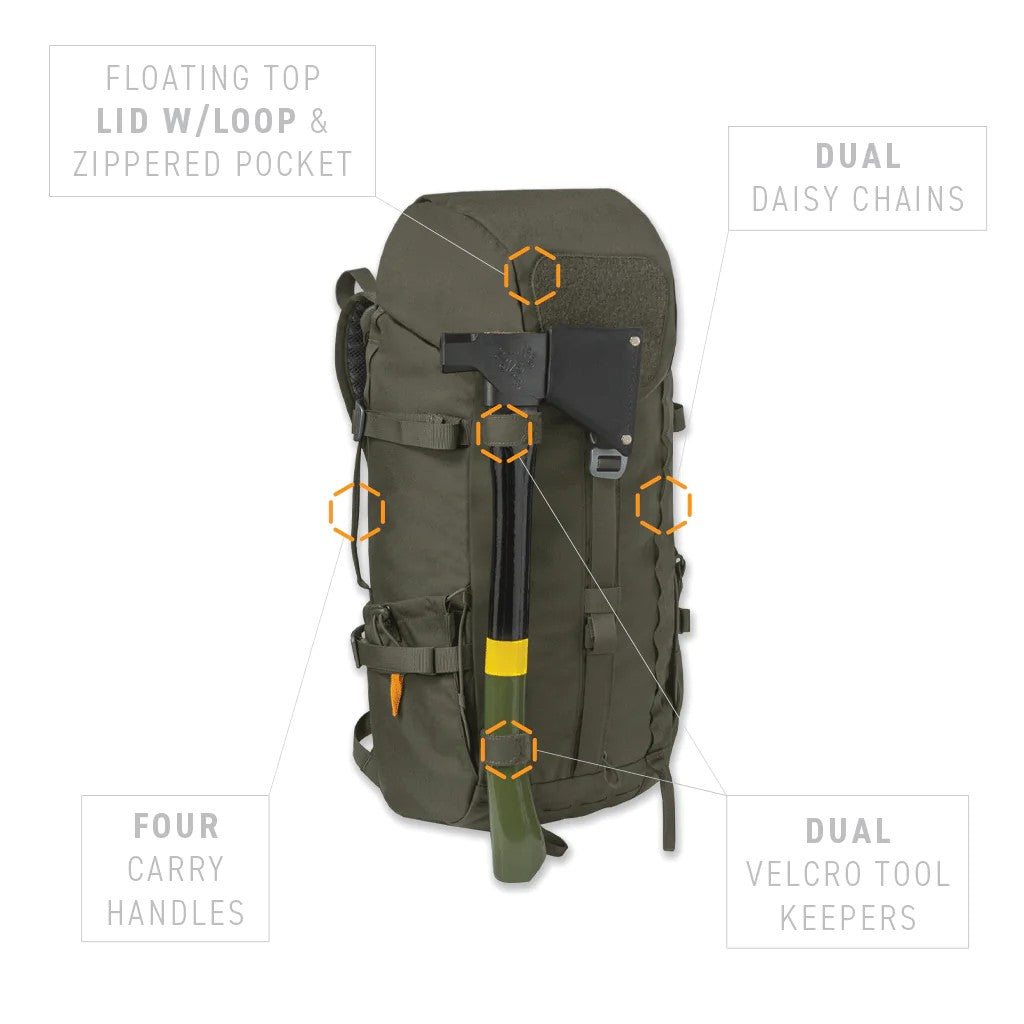 Sacs à dos 20 à 30 litres - GRR x PDW | WUULF Pack 24L - outpost-shop.com