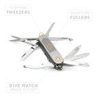 Couteaux & Outils - Prometheus Design Werx | Ti-SAK Scales Mini 58mm - Fullered - outpost-shop.com