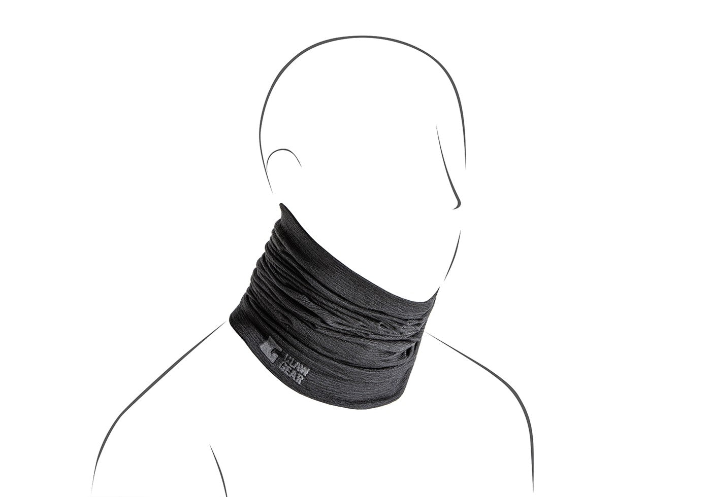 Tours de cou - Clawgear | Merino Seamless Neck Gaiter Long - outpost-shop.com