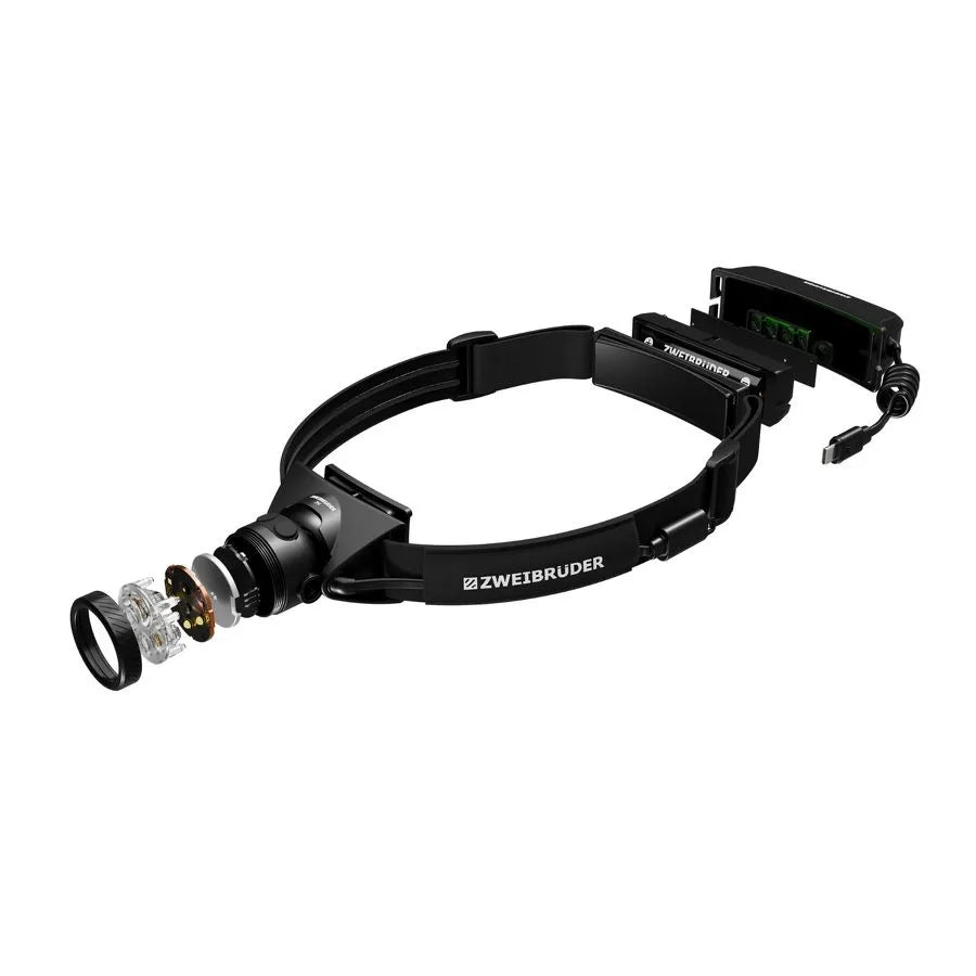Zweibrüder ZB7H - lampe frontale rechargeable 1200 lm