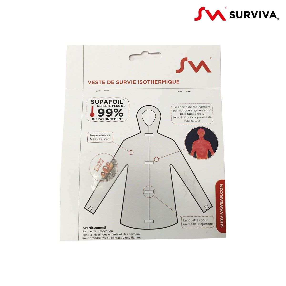 BIVOUAC & SURVIE - Surviva | Jak Veste de survie Isothermique - outpost-shop.com