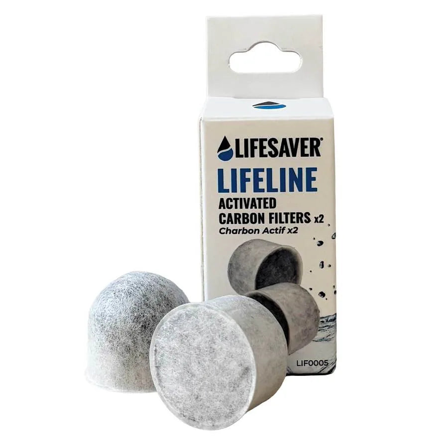 Filtres à charbon actif Lifeline, lot de 2