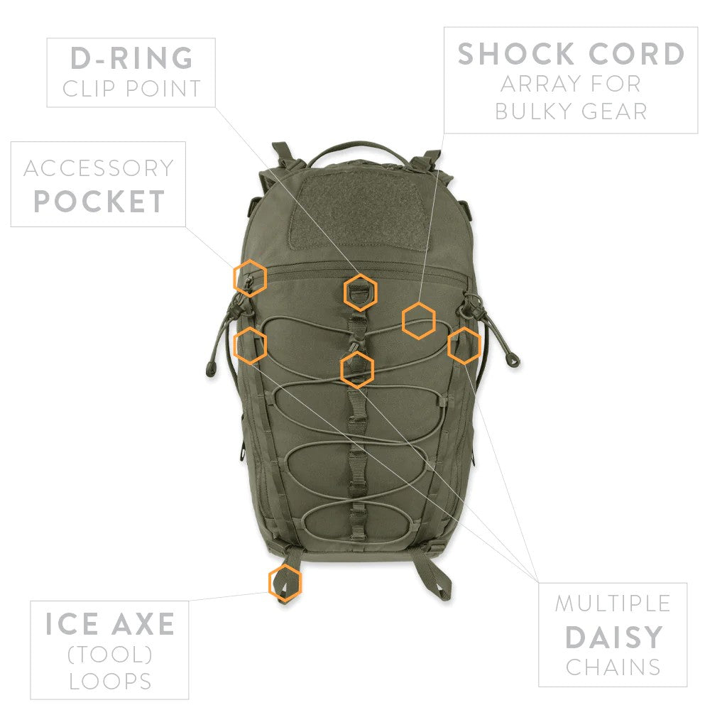 Sacs à dos 20 à 30 litres - Prometheus Design Werx | S.H.A.D.O. Pack 24L 3.0 - outpost-shop.com