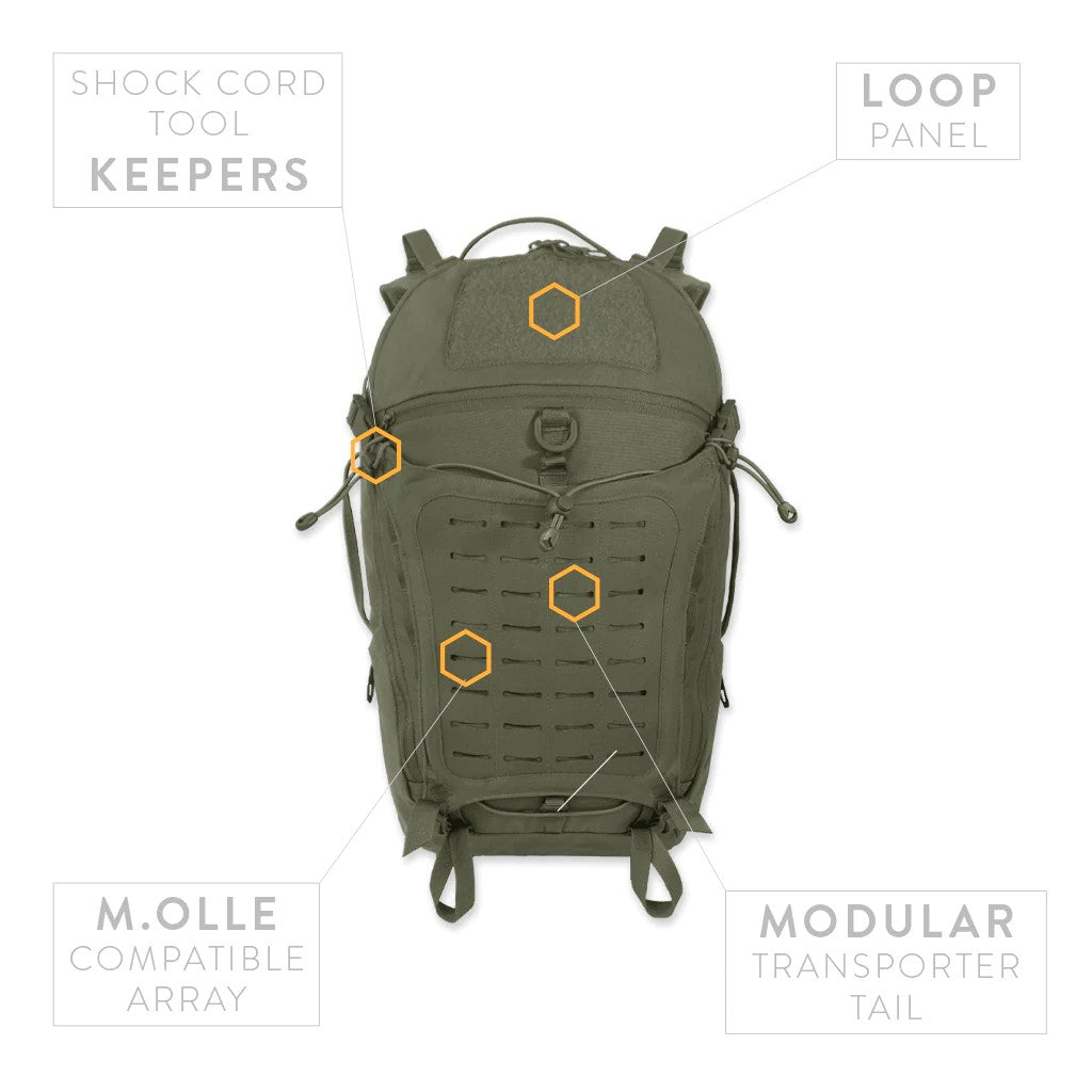 Sacs à dos 20 à 30 litres - Prometheus Design Werx | S.H.A.D.O. Pack 24L 3.0 - outpost-shop.com