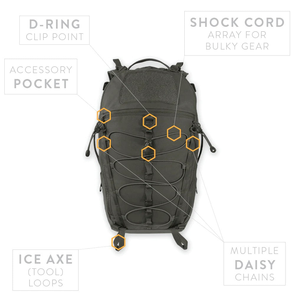 Sacs à dos 20 à 30 litres - Prometheus Design Werx | S.H.A.D.O. Pack 24L 3.0 - outpost-shop.com
