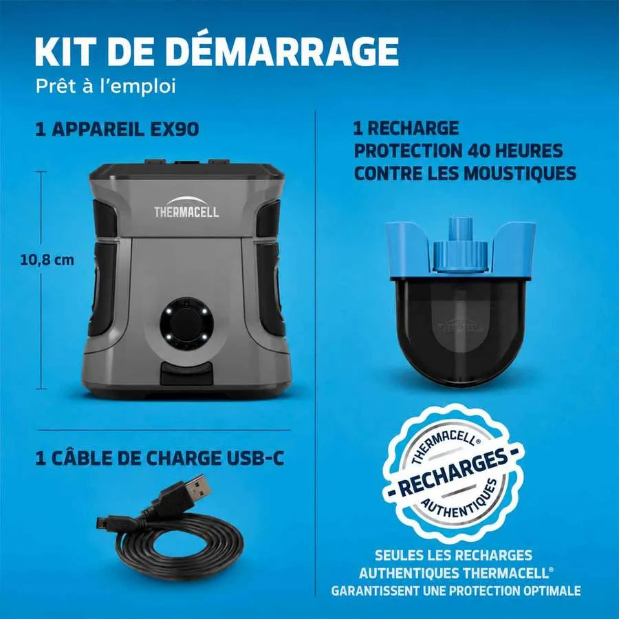 Thermacell EX90 - répulsif anti-moustiques rechargeable
