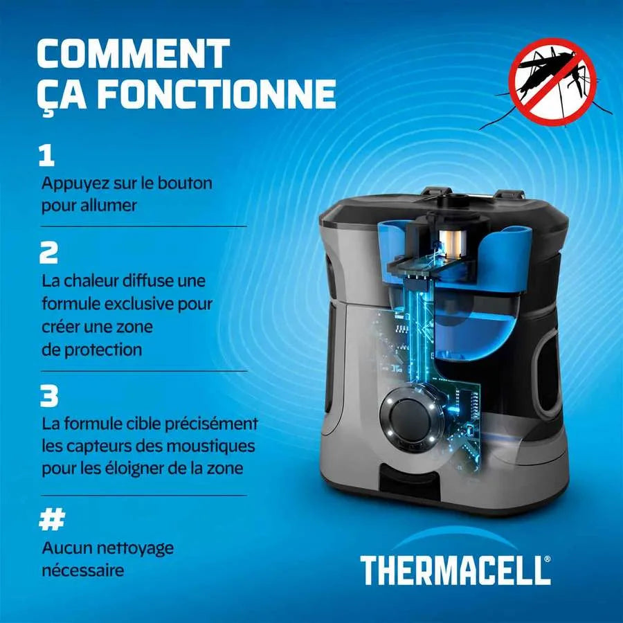 Thermacell EX90 - répulsif anti-moustiques rechargeable