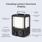 Lampes & Lanternes - Flextail | VILLA LANTERN - Lanterne de camp rechargeable à Led vintage - outpost-shop.com