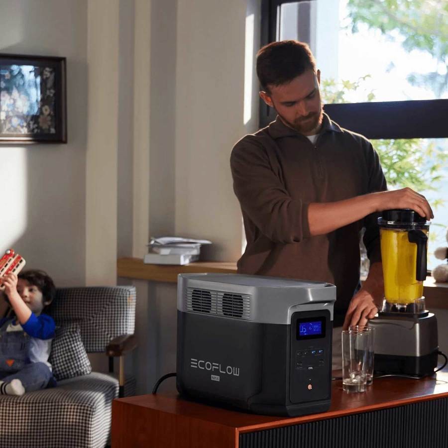 Batteries et chargeurs - Ecoflow | Station électrique portable Ecoflow Delta 2 Max | 2048 wh - outpost-shop.com