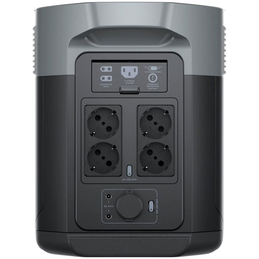 Batteries et chargeurs - Ecoflow | Station électrique portable Ecoflow Delta 2 Max | 2048 wh - outpost-shop.com