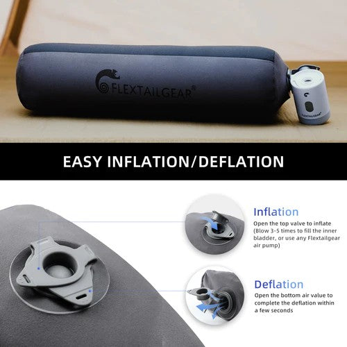 Oreillers - Flextail | ZERO PILLOW-B - Oreiller gonflable de camping - outpost-shop.com