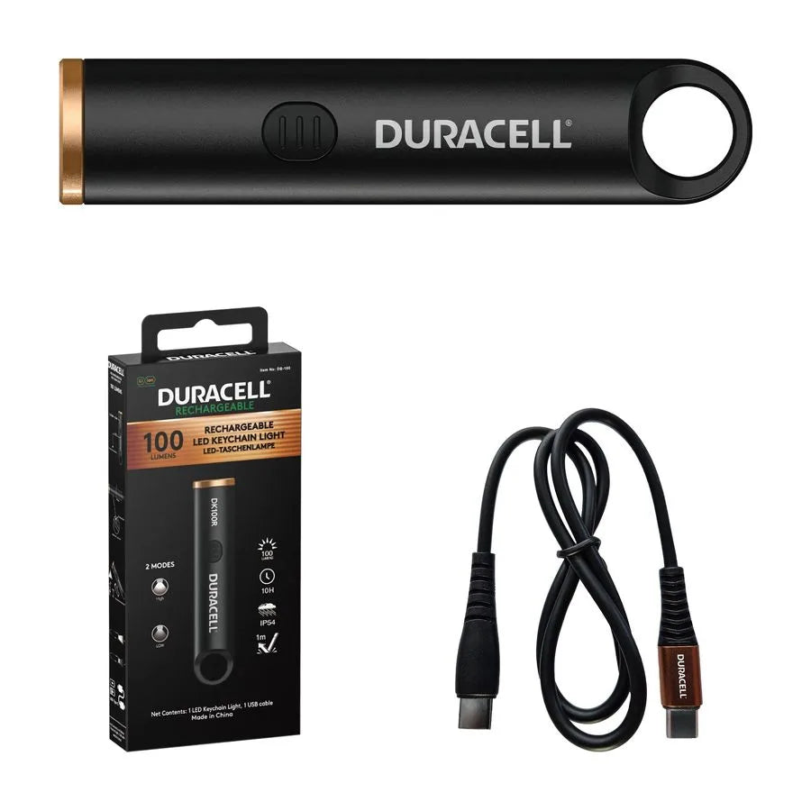 Duracell DK100R - mini lampe rechargeable 100 lm