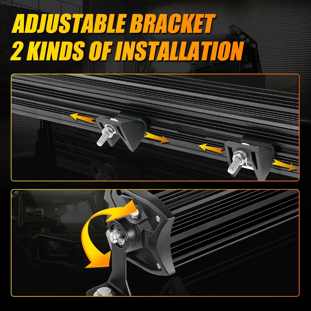 Alimentation & Éclairage - Auxbeam | Barre lumineuse 5D-PRO 12000LM de 12 inch - outpost-shop.com