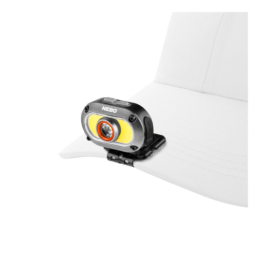 Nebo Mycro 550 - lampe frontale et de casquette 550 lm gris