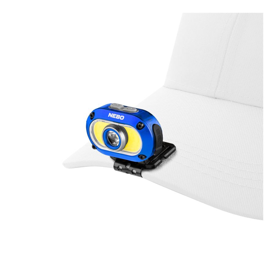 Nebo Mycro 550 - lampe frontale et de casquette 550 lm bleu