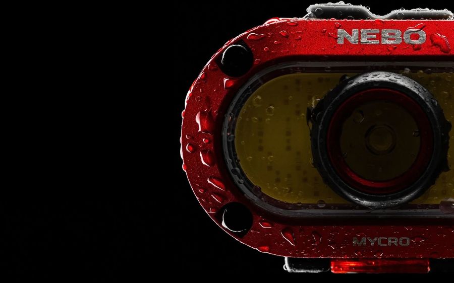 Nebo Mycro 550 - lampe frontale et de casquette 550 lm rouge