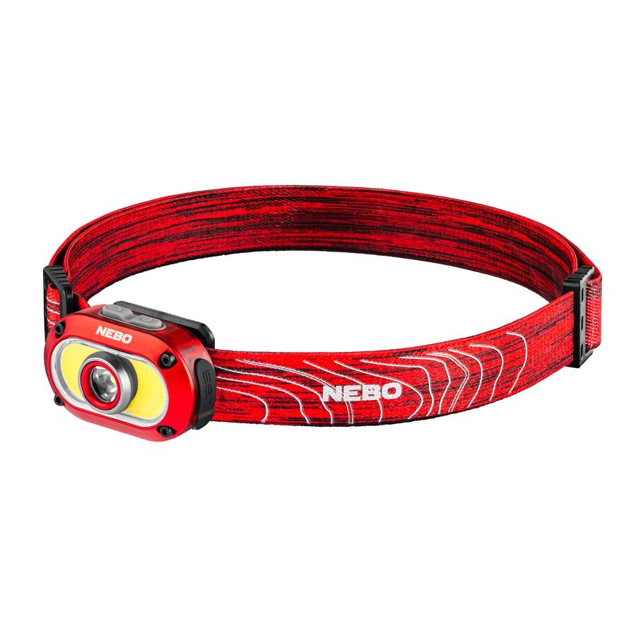 Nebo Mycro 550 - lampe frontale et de casquette 550 lm rouge