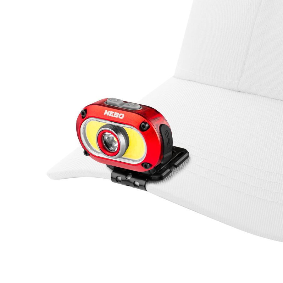 Nebo Mycro 550 - lampe frontale et de casquette 550 lm rouge
