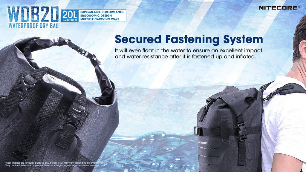 Sacs étanches - Nitecore | Sac à dos étanche WDB20 - 20L - outpost-shop.com
