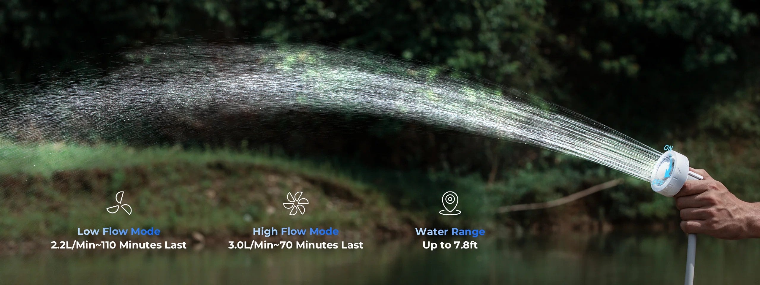 Accessoires mobilier de camping - Flextail | MAX SHOWER - outpost-shop.com