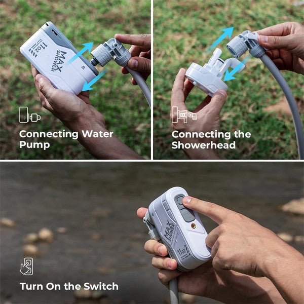 Accessoires mobilier de camping - Flextail | MAX SHOWER - outpost-shop.com