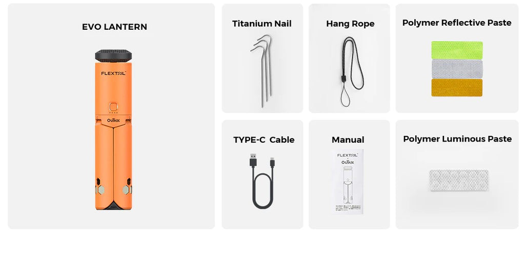 Lanternes et bougies - Flextail | EVO LANTERN - outpost-shop.com