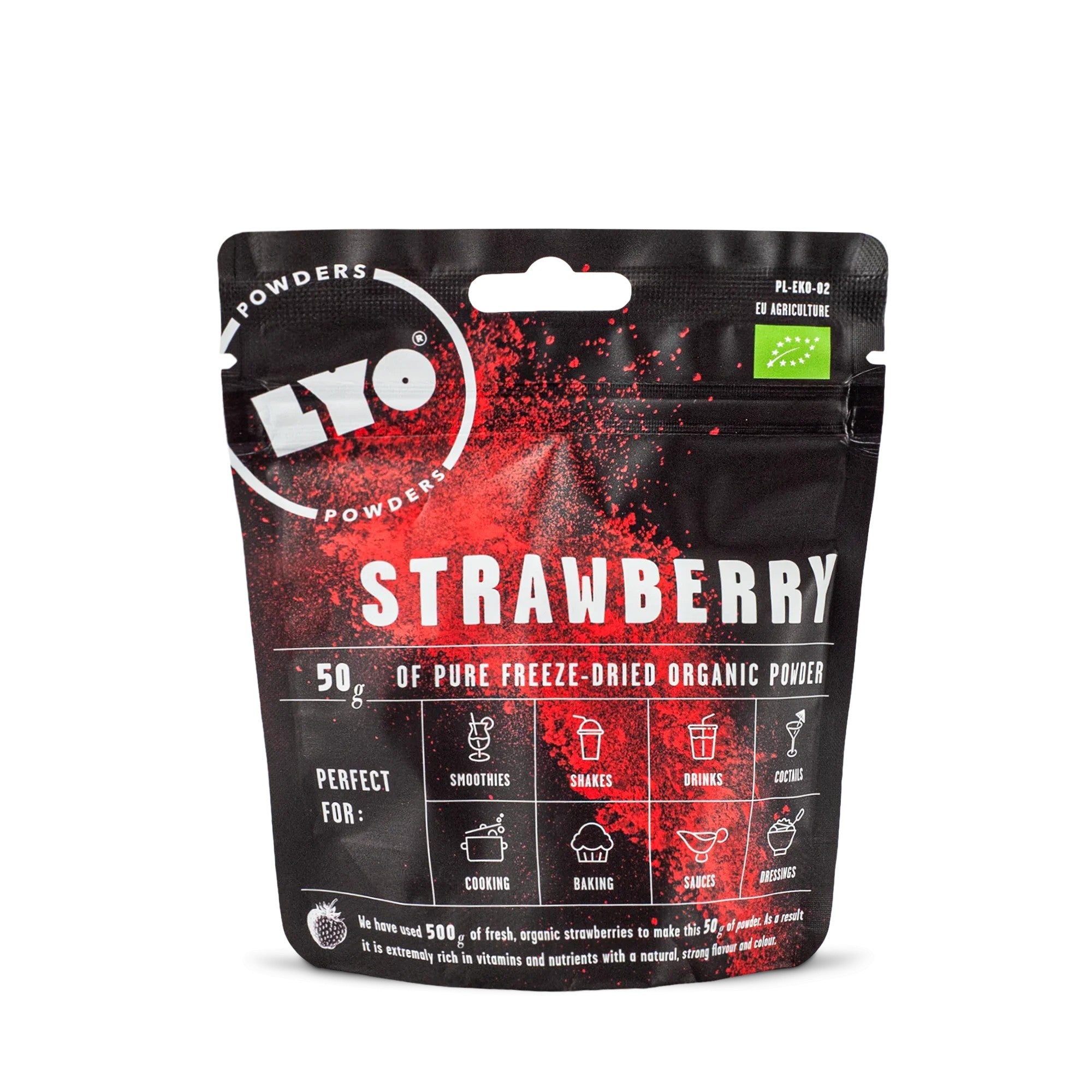 Petit-déjeuner - Lyofood® | Poudre de fraises biologique 50g - outpost-shop.com