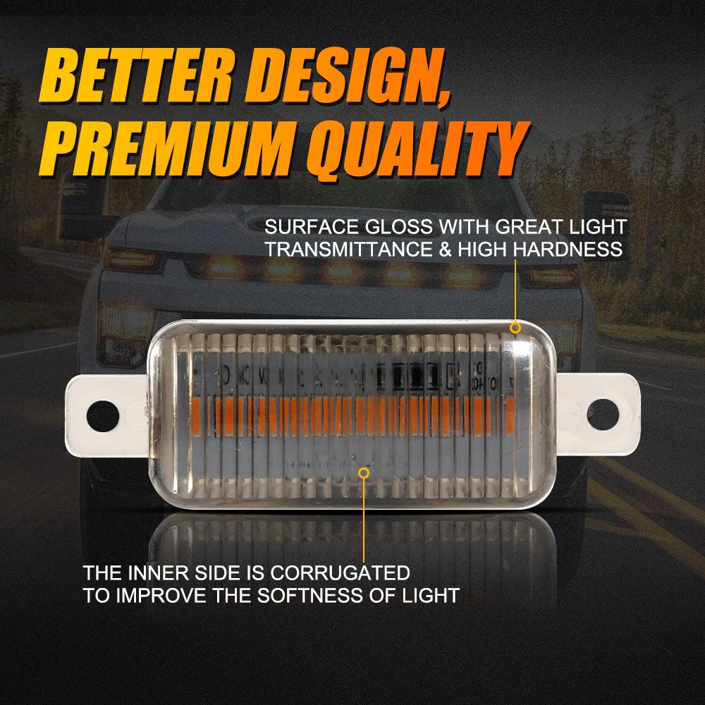 Alimentation & Éclairage - Auxbeam | LED Front Grille Lights  - Amber Light Fit for Dodge Ram 1500 2500 3500 - outpost-shop.com