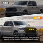 Alimentation & Éclairage - Auxbeam | LED Front Grille Lights  - Amber Light Fit for Dodge Ram 1500 2500 3500 - outpost-shop.com