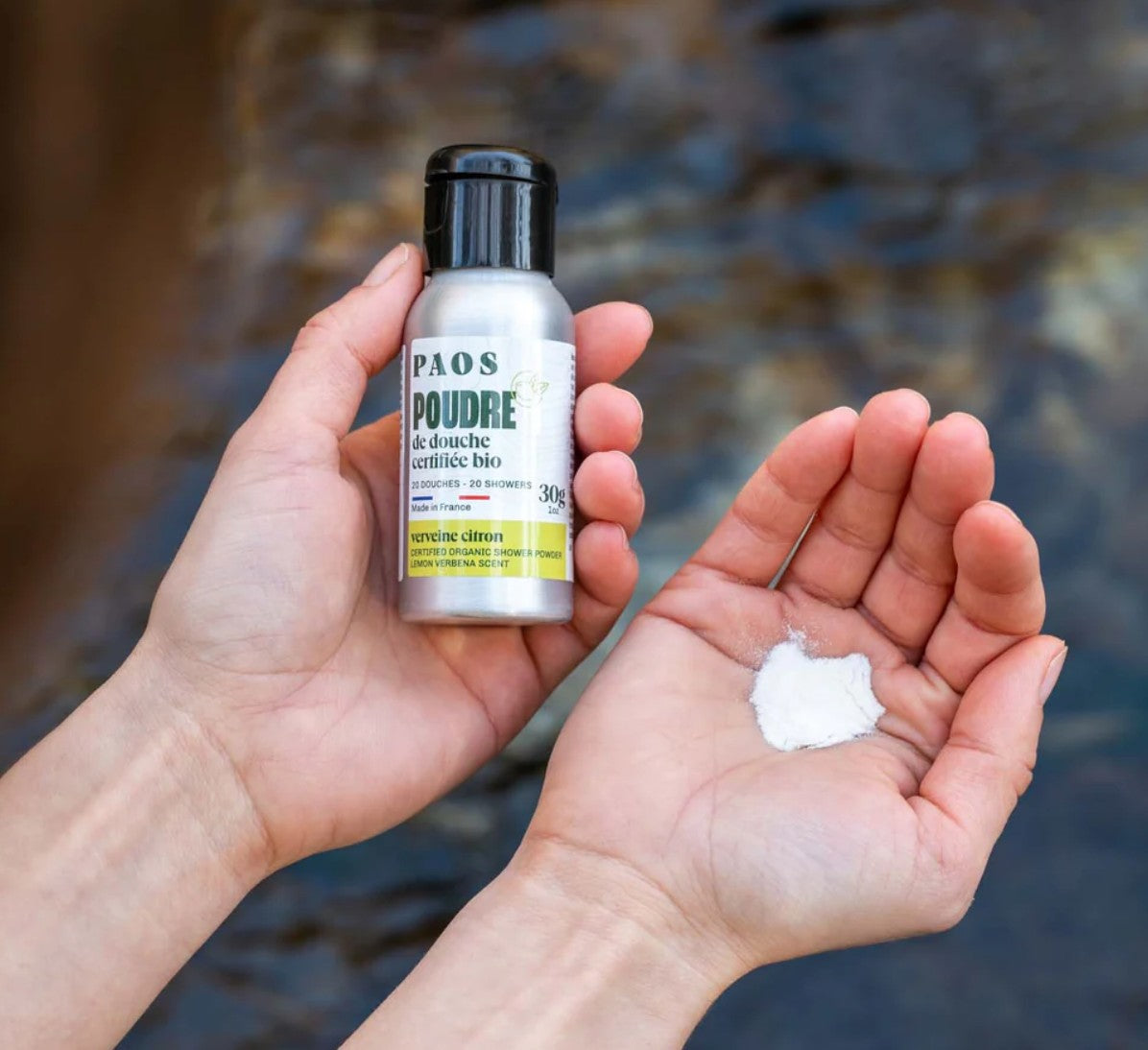 Hygiène - PAOS | Poudre de douche - Verveine Citron - 30gr - outpost-shop.com