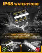 Alimentation & Éclairage - Auxbeam | Spot LED de 4.5 inch avec DRL Blanc et Clignotant Ambre - outpost-shop.com