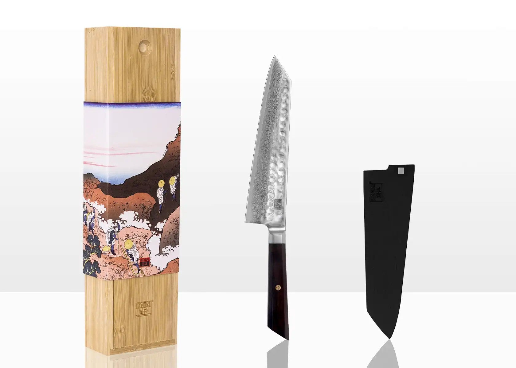 Lames Fixe - Kotai | Couteau de Chef Kiritsuke - Collection Bunka Damas - outpost-shop.com