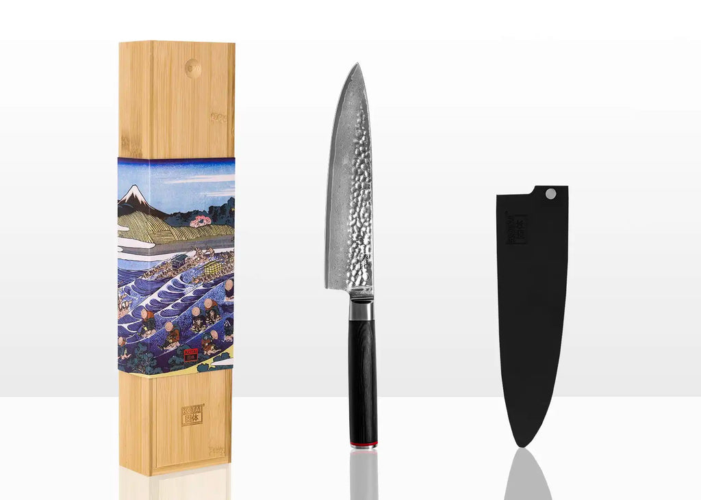 Lames Fixe - Kotai | Couteau de Chef Gyuto - Collection Pakka Damas - outpost-shop.com