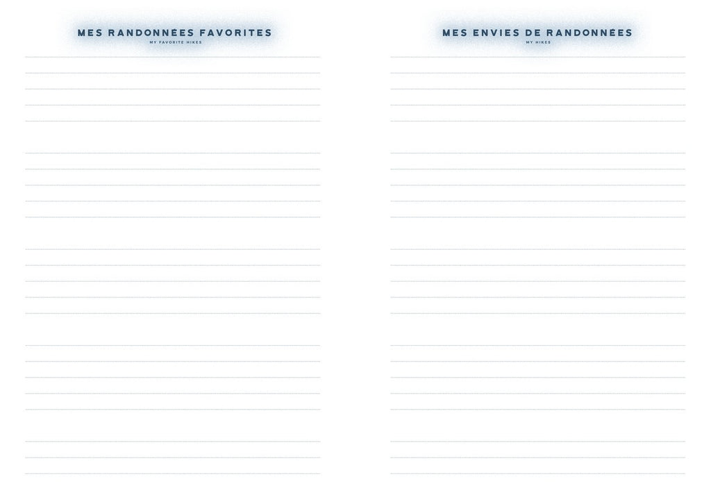 ÉQUIPEMENTS - Aventura Editions | Carnet de randonnée en Français - outpost-shop.com